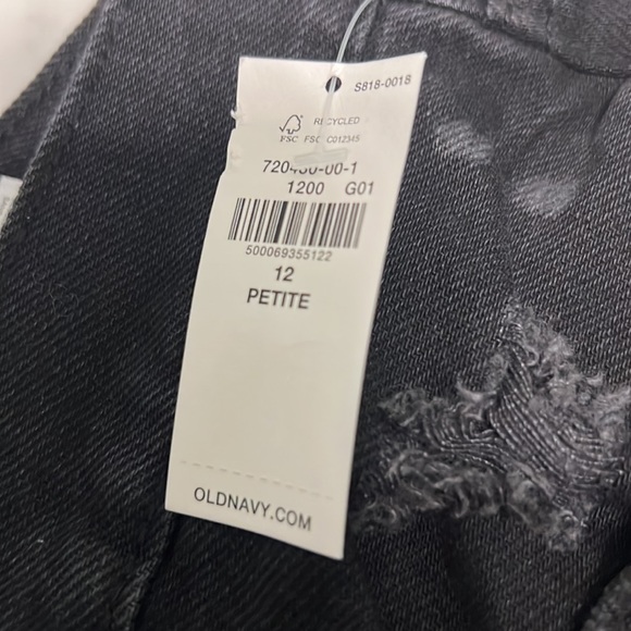 Old Navy black jeans - Picture 4 of 4